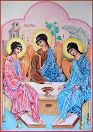 Рисунок на христианскую тематику