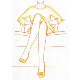 Сидящая девушка