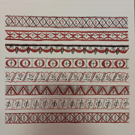 Мезенская роспись