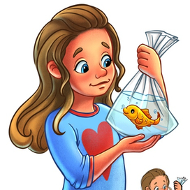 Девочка с рыбой