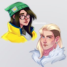 Killjoy и Сова из Valorant