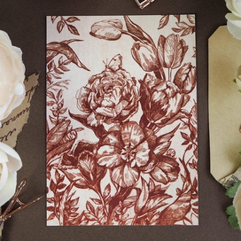 Открытка с тюльпанами, заказ NKS