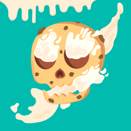 Печенье с молоком