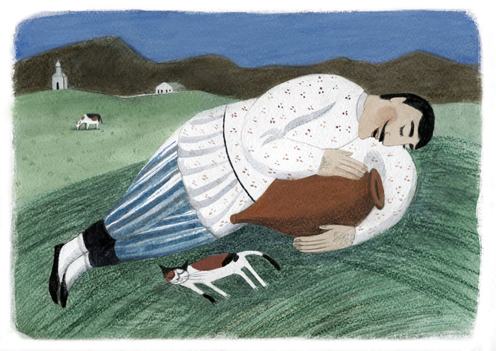 Иллюстрация к сказке Андрея Семина "Нежна Княжна"