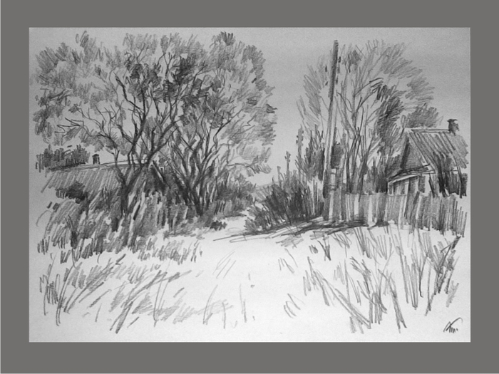 Заброшенная улочка четвертой зимы АТО