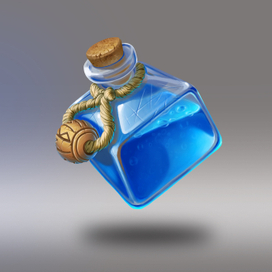 бутылочка синего зелья