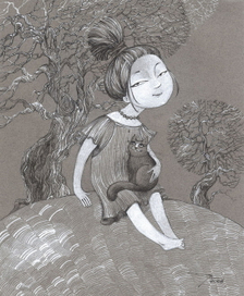 Утро  в китайской деревне