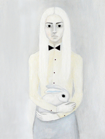 Девушка с кроликом