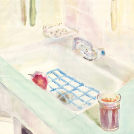 Утренний свет на кухне.