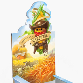 Иллюстрация для упаковки мармелада