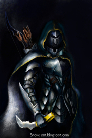 Эльфийка в доспехах 