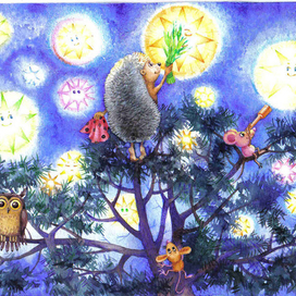 ёжик и звёзды