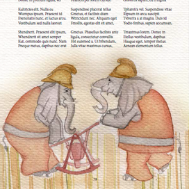 ... Два слона у помпы встали…