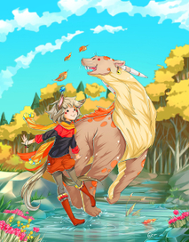 Лисенок и Странный зверь