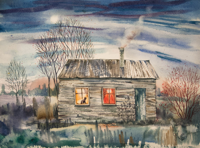 Очертания уходящего вечера