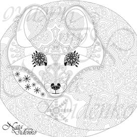 Дудл-раскраска