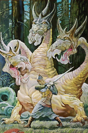 Битва со змеем.  (по мотивам русских и белорусских народных сказок)