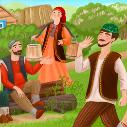 — Здравствуй, Хужа. Откуда идёшь и куда так торопишься? Айда, посиди с нами, расскажи, что творится в мире.