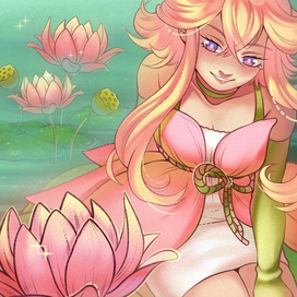 Созерцание лотосов (ОС)