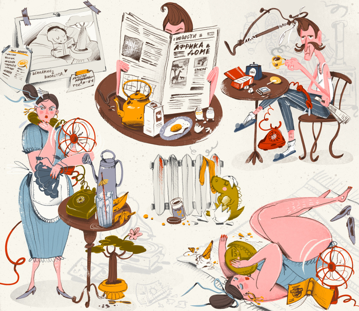 Иллюстрация к одной ироничной прозе!