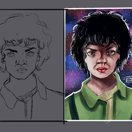 Стилизованный  портрет