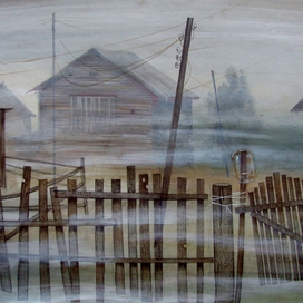 Туман над деревней Едомой