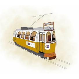 Трамвай в Лиссабоне