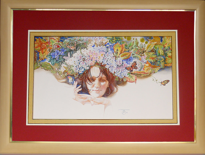 Времена года в женских портретах  "Август"