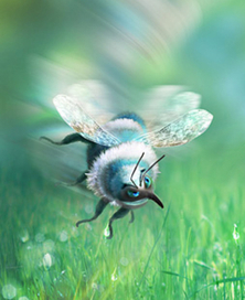 Полосатый шмель