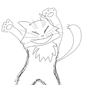 Dancing cat