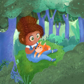 Иллюстрация обложки для детской книги