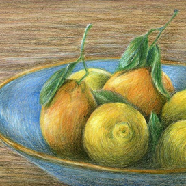 голубая миска