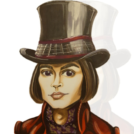 Портрет Вилли Вонки