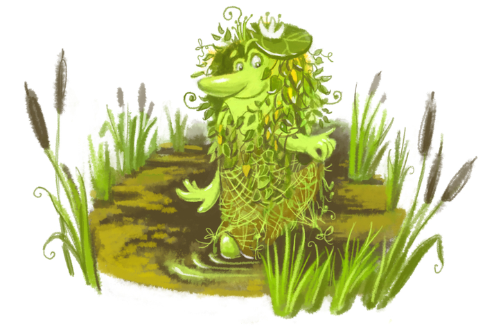 Кикимора. Иллюстрация для книги