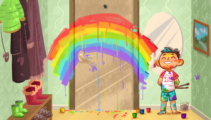 Юный художник