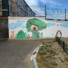 Роспись для детской площадки