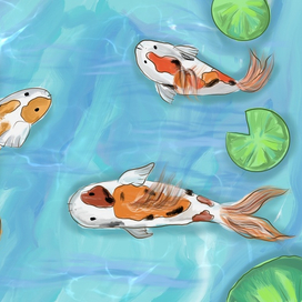 Обед в пруду 