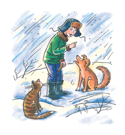 Н Ижендей. Полуполосная иллюстрация