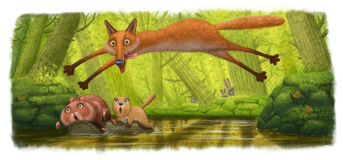 Хома и Суслик. Греби вправо