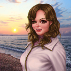 Портрет девушки в аниме-стиле (3)