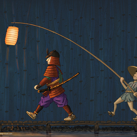 Самурай и слуга