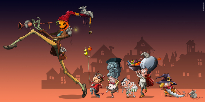 Хеллоуинский крысолов