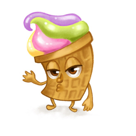 Персонаж мороженое 