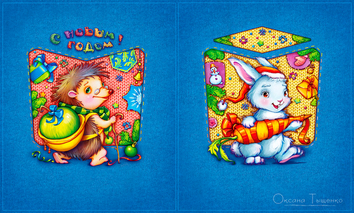 Персонажи с коробки "Зверята" 2