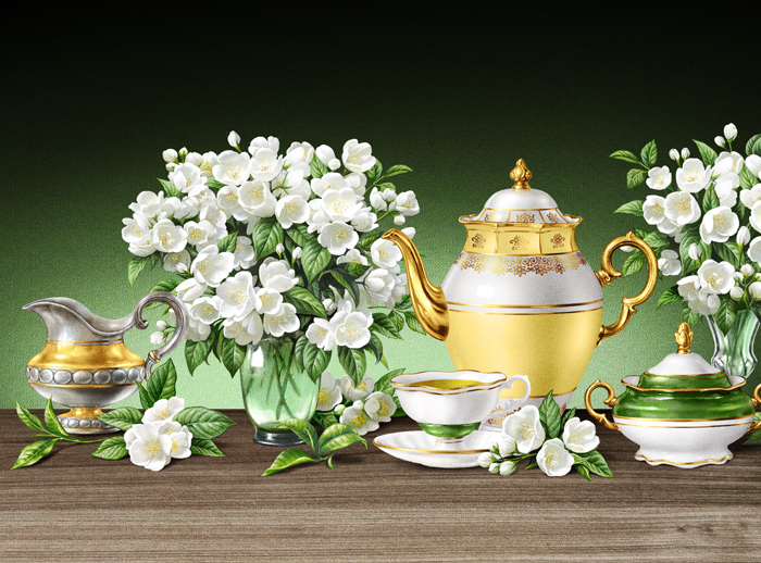 Чай с жасмином