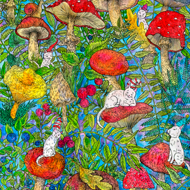 Грибные коты