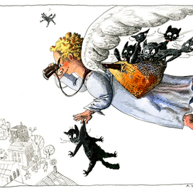 Примета. Карикатура