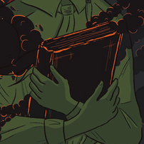 Иллюстрация для книги "Книжный вор" Маркус Зусак