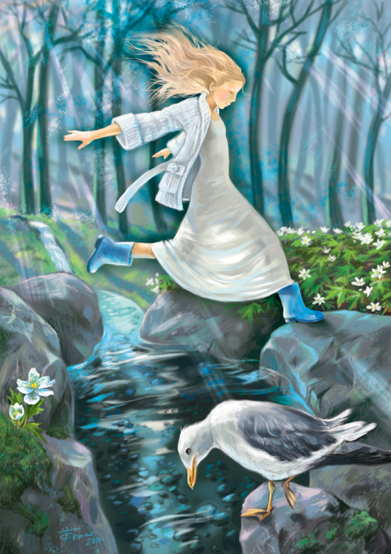 Ветреницы зацвели.