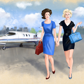 Подруги, аэродром